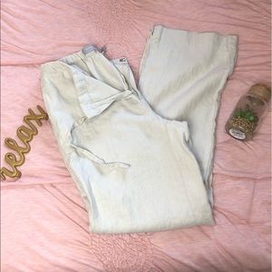 4/25 sale Old Navy Linen pants size 6